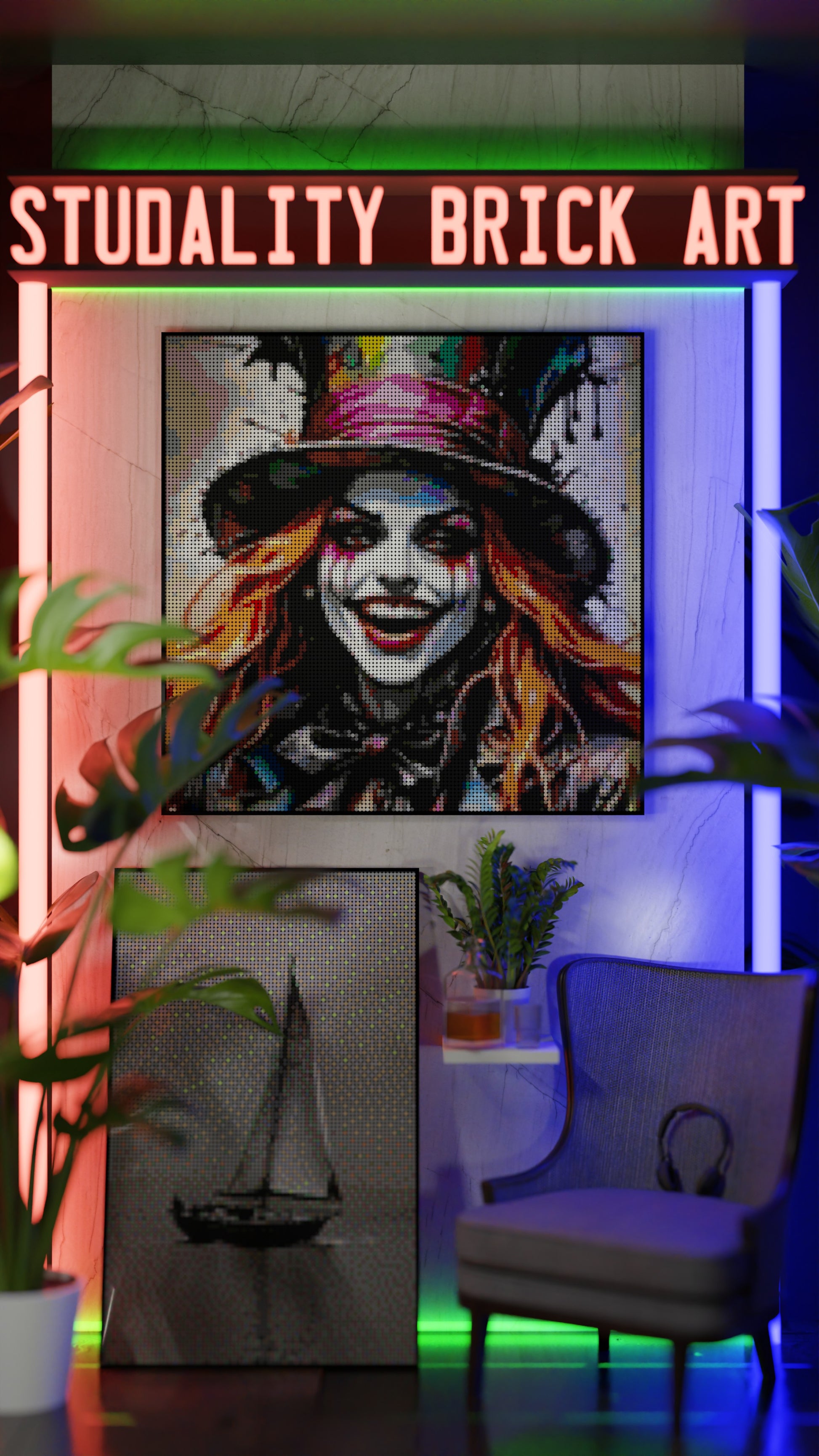 The Mad Hattress (17,132 Pieces)  | Brick-Art Mosaic Set