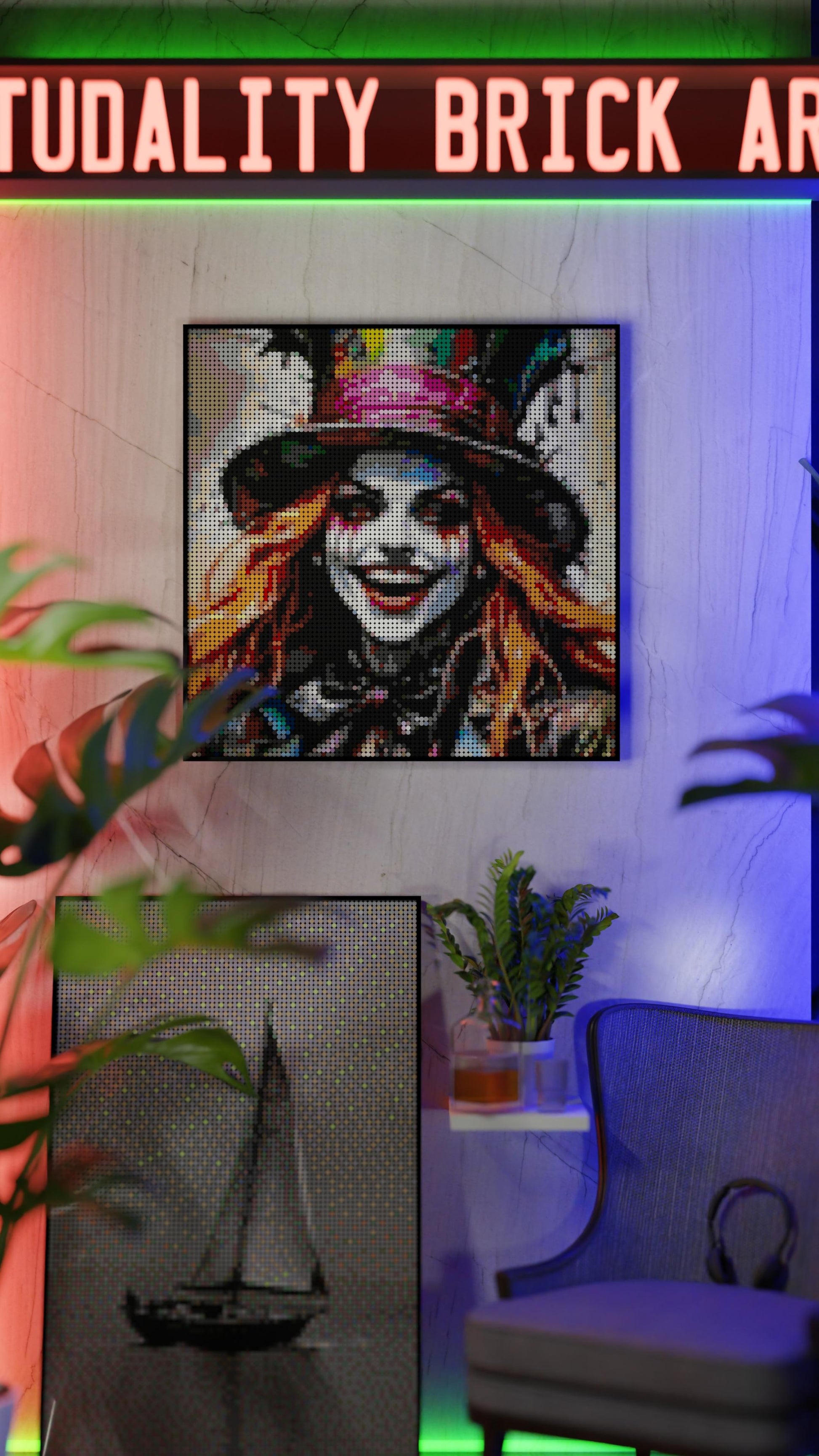 The Mad Hattress (9,700 Pieces)  | Brick-Art Mosaic Set