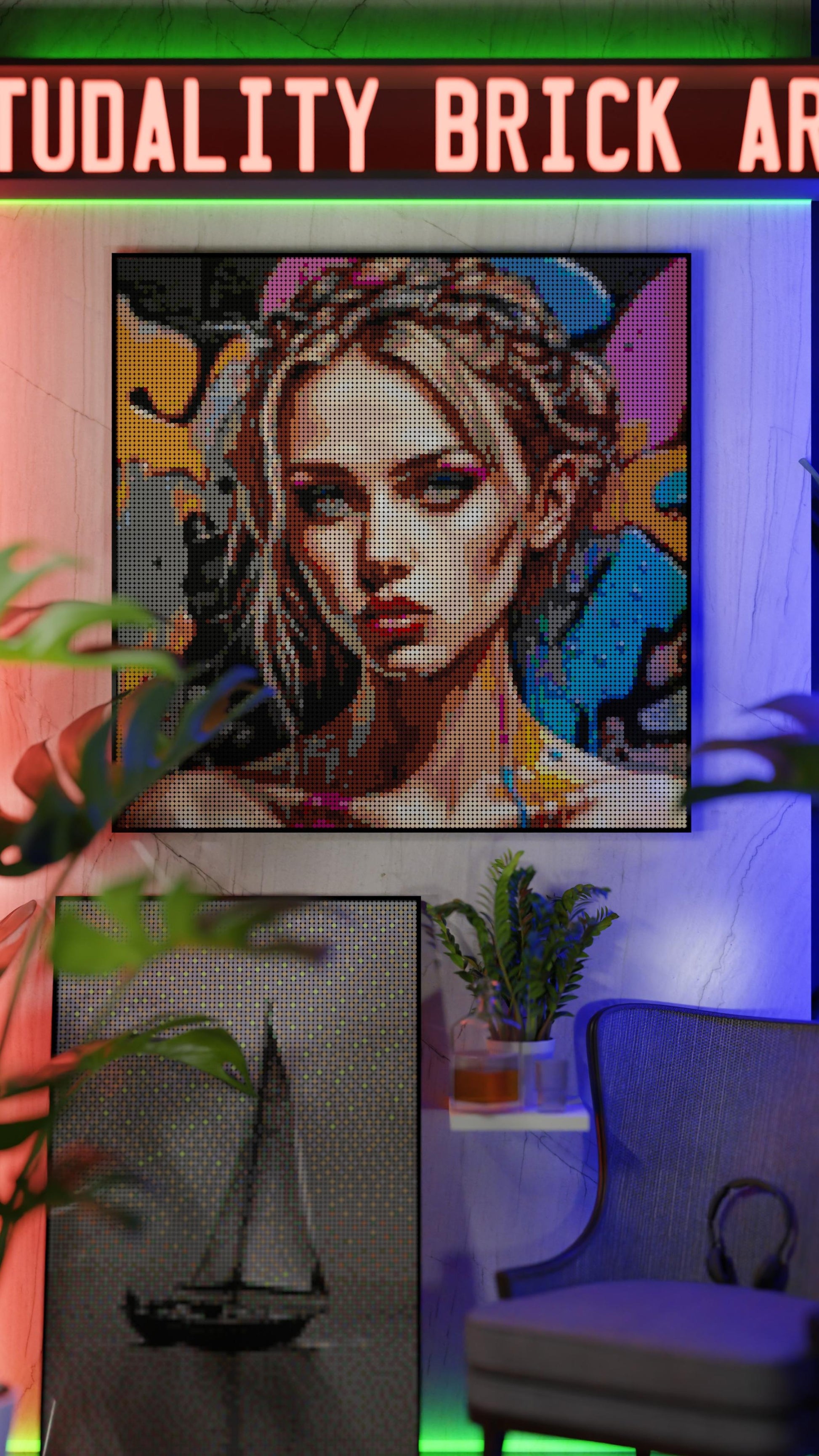 Canvas Muse (17,132 Pieces)  | Brick-Art Mosaic Set