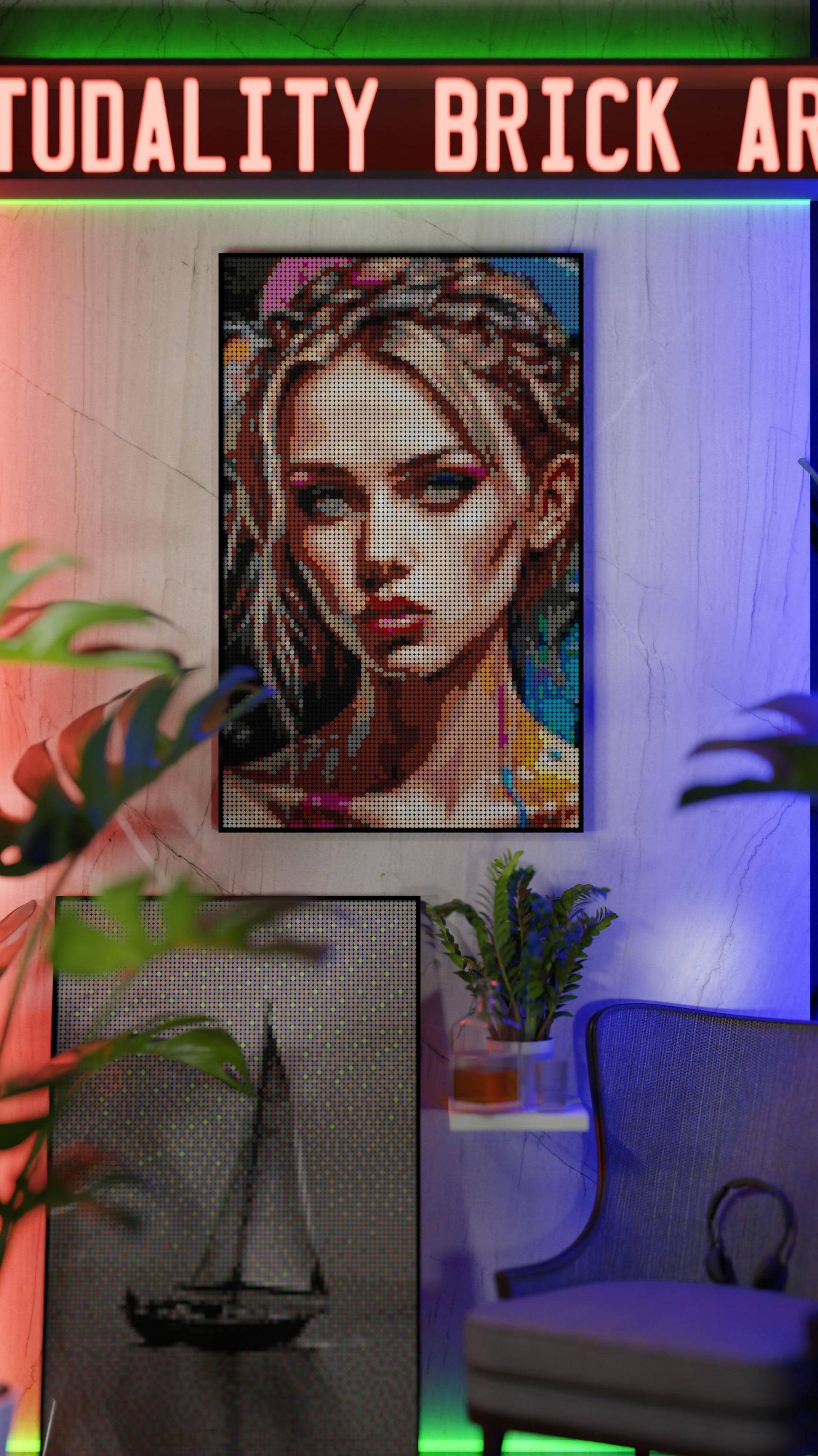 Canvas Muse (10,769 Pieces)  | Brick-Art Mosaic Set