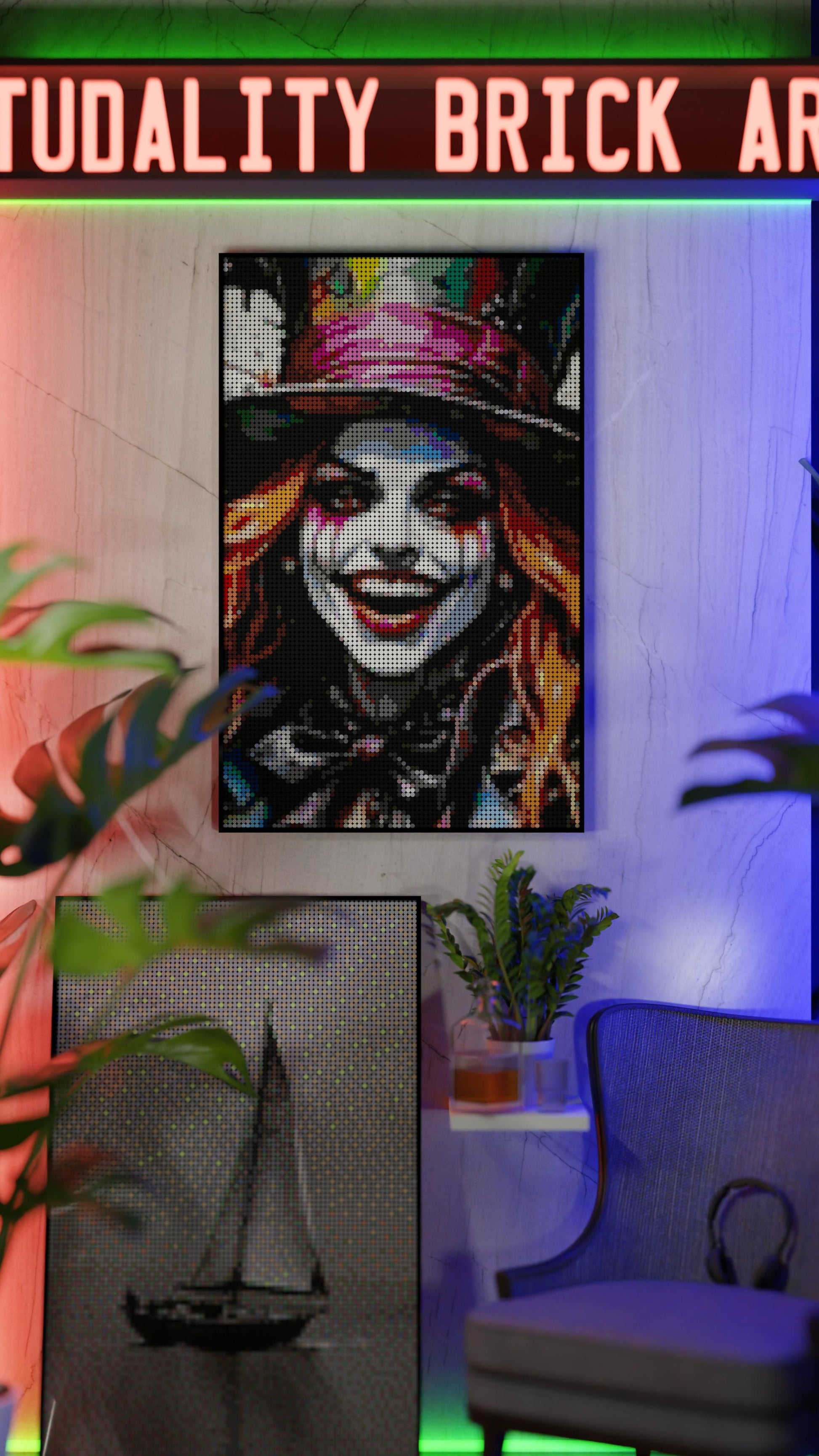 The Mad Hattress (10,769 Pieces)  | Brick-Art Mosaic Set