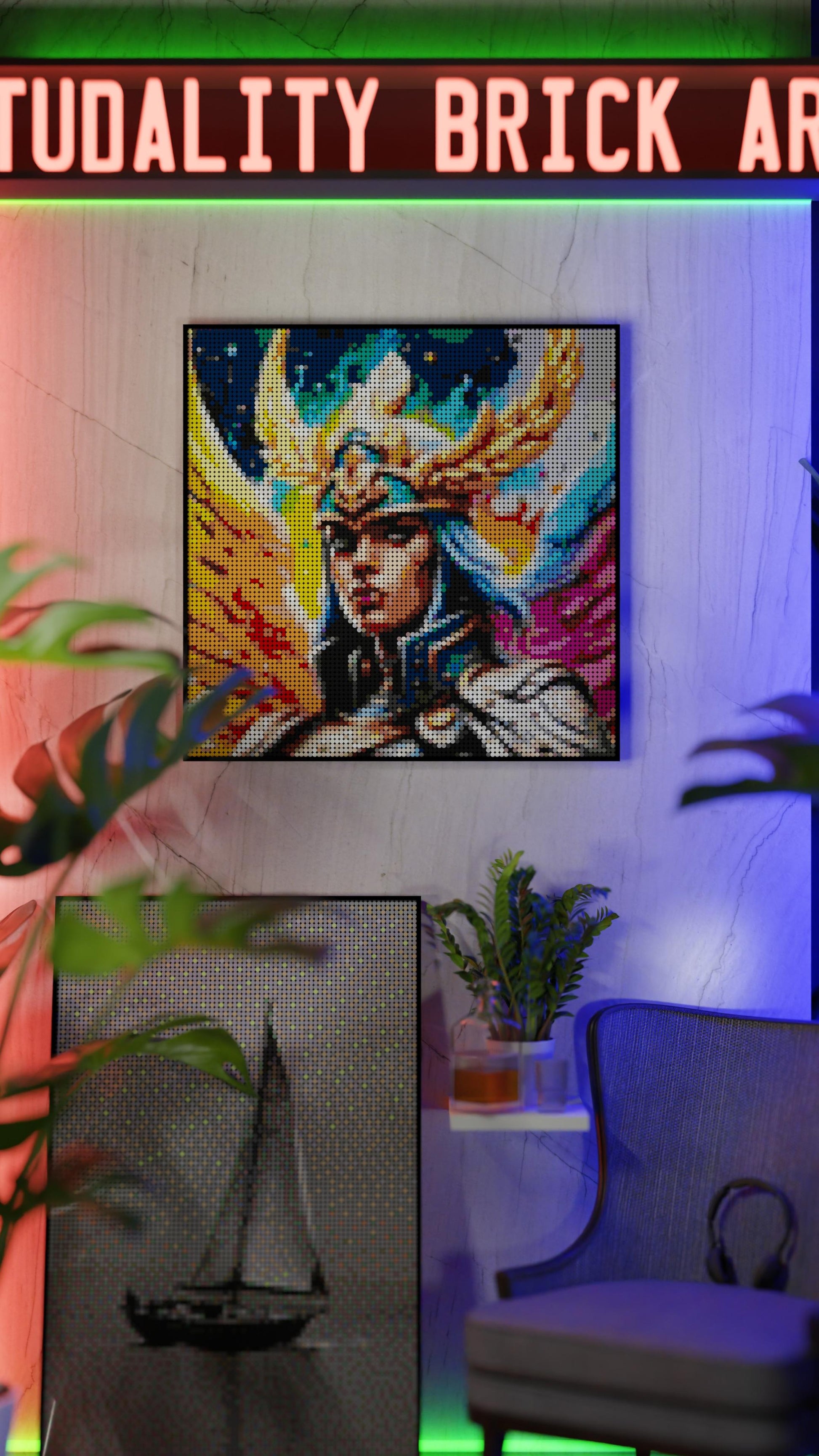 Valkyrie Vibrance (9,700 Pieces)  | Brick-Art Mosaic Set