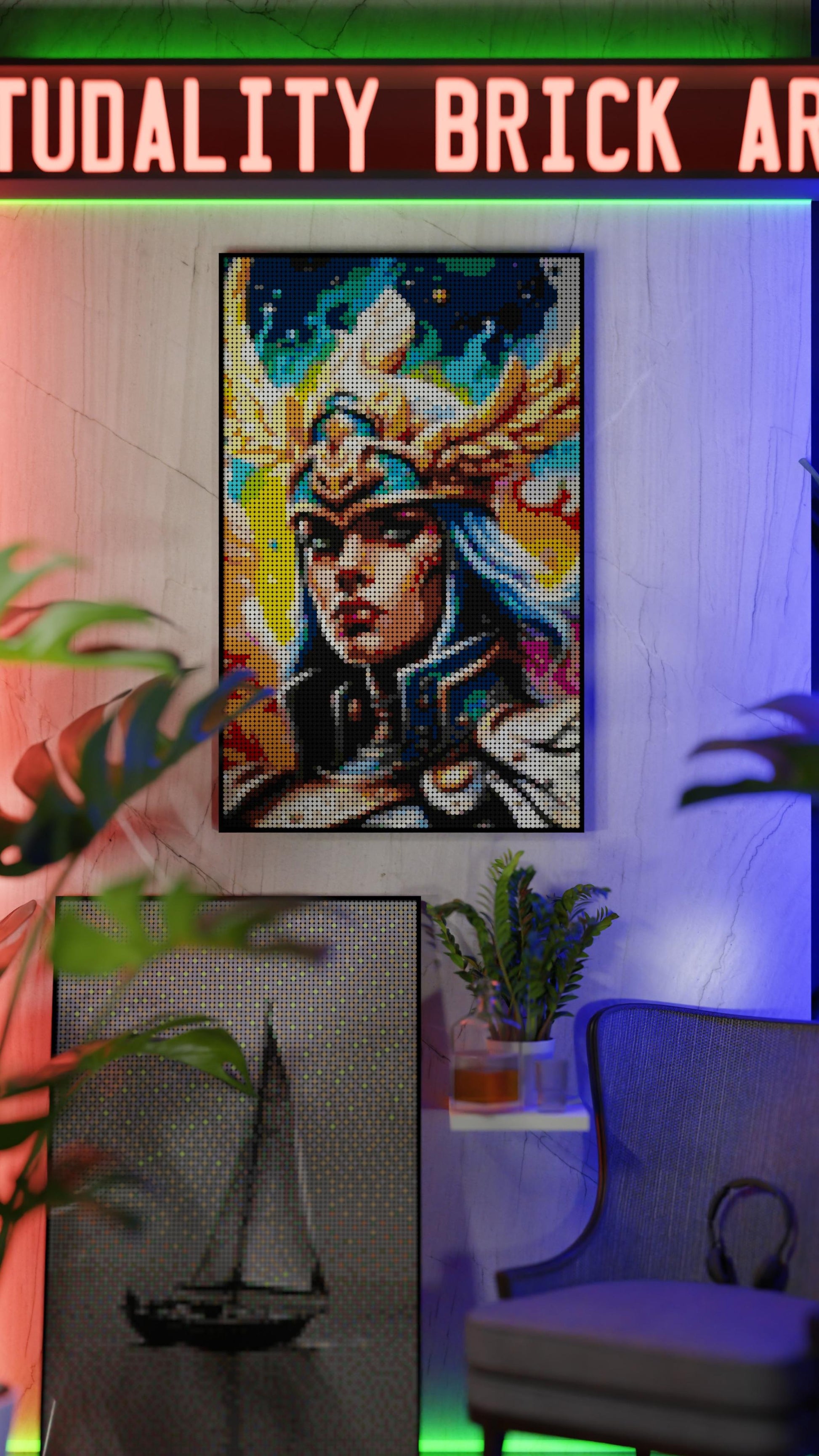 Valkyrie Vibrance (10,769 Pieces)  | Brick-Art Mosaic Set