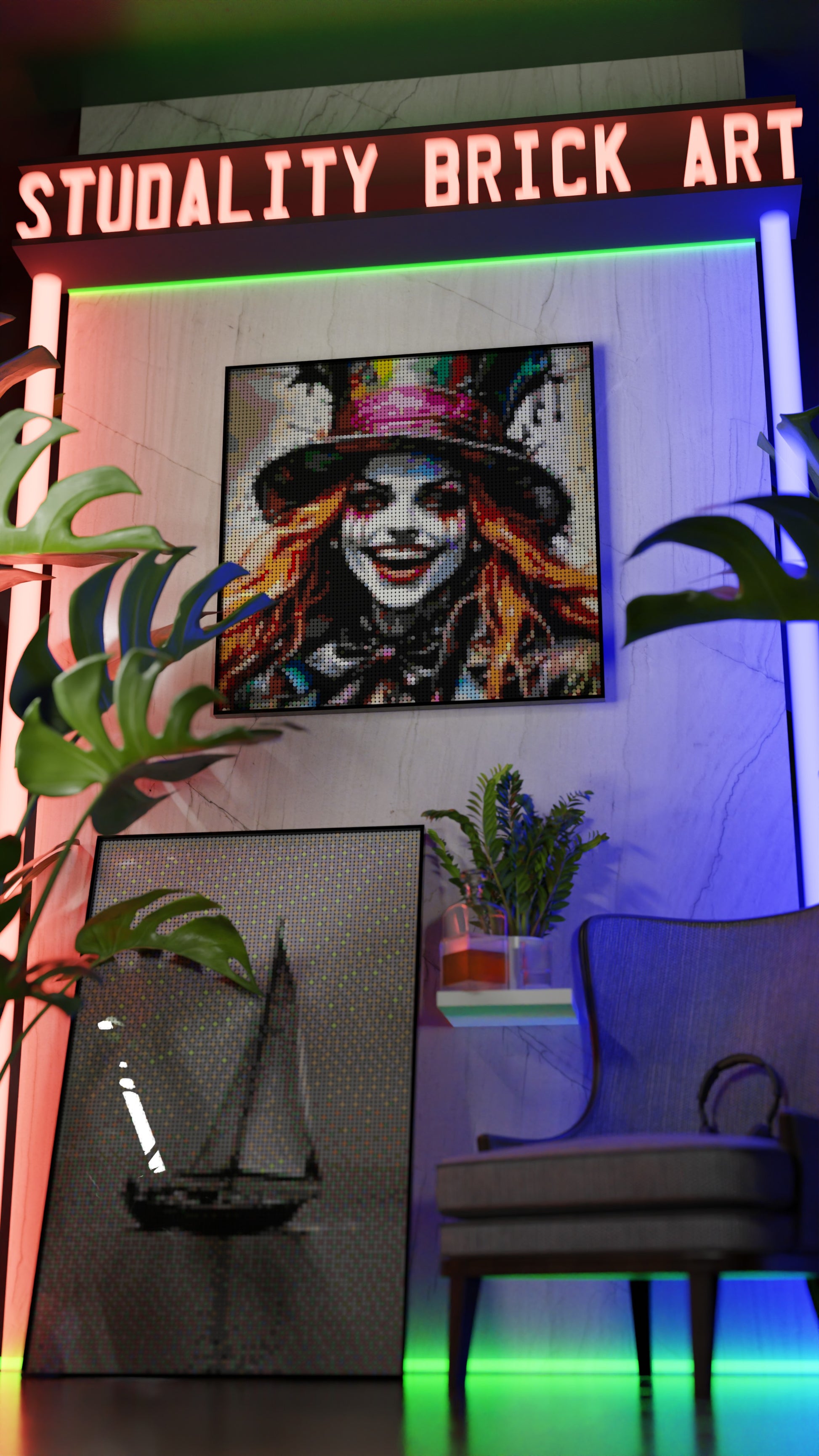 The Mad Hattress (9,700 Pieces)  | Brick-Art Mosaic Set