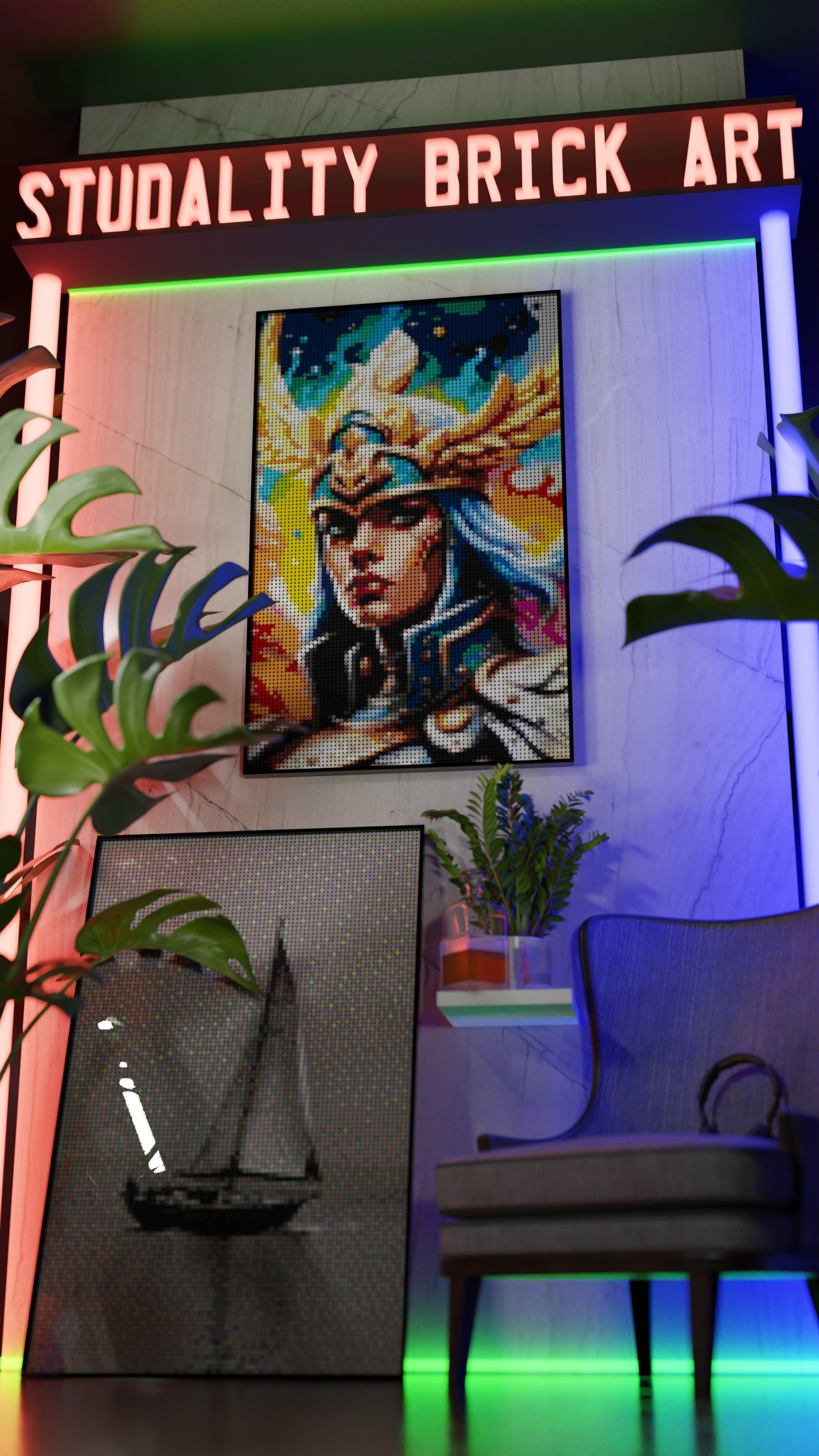 Valkyrie Vibrance (10,769 Pieces)  | Brick-Art Mosaic Set