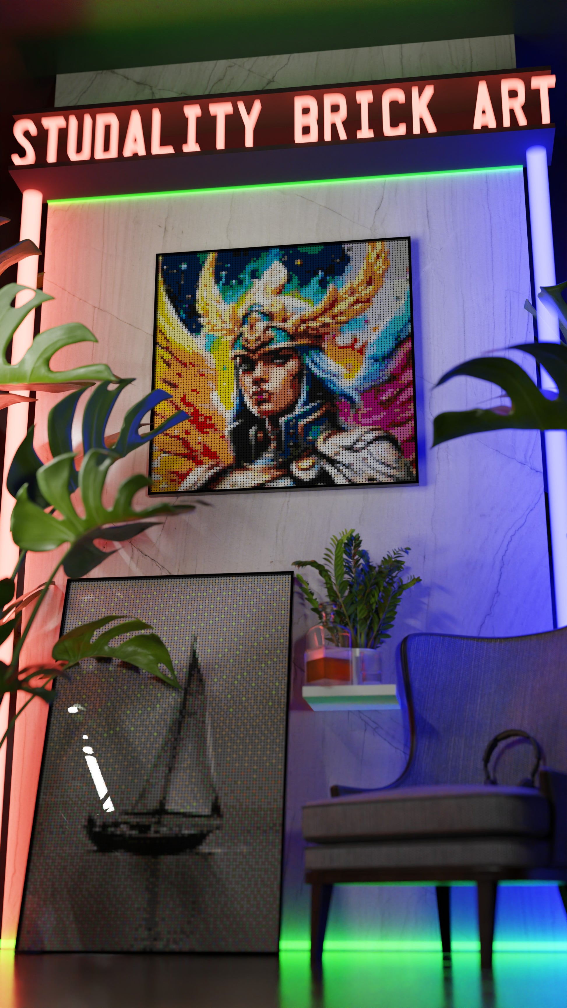 Valkyrie Vibrance (9,700 Pieces)  | Brick-Art Mosaic Set