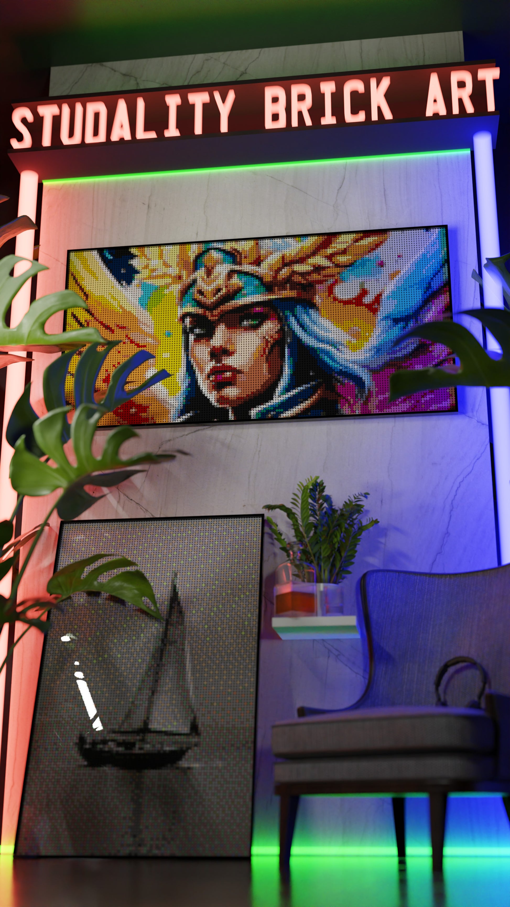 Valkyrie Vibrance (13,433 Pieces)  | Brick-Art Mosaic Set