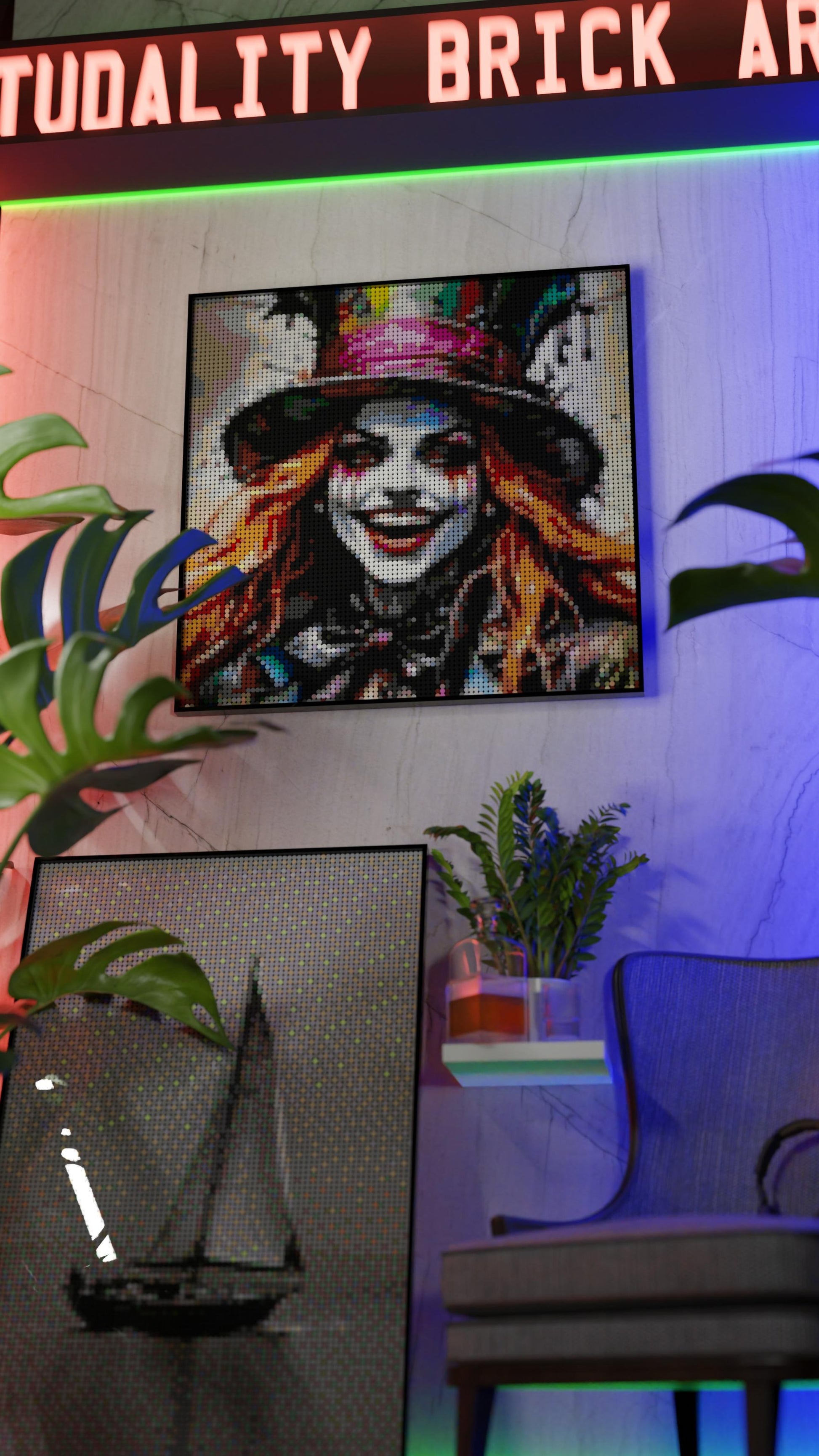 The Mad Hattress (9,700 Pieces)  | Brick-Art Mosaic Set