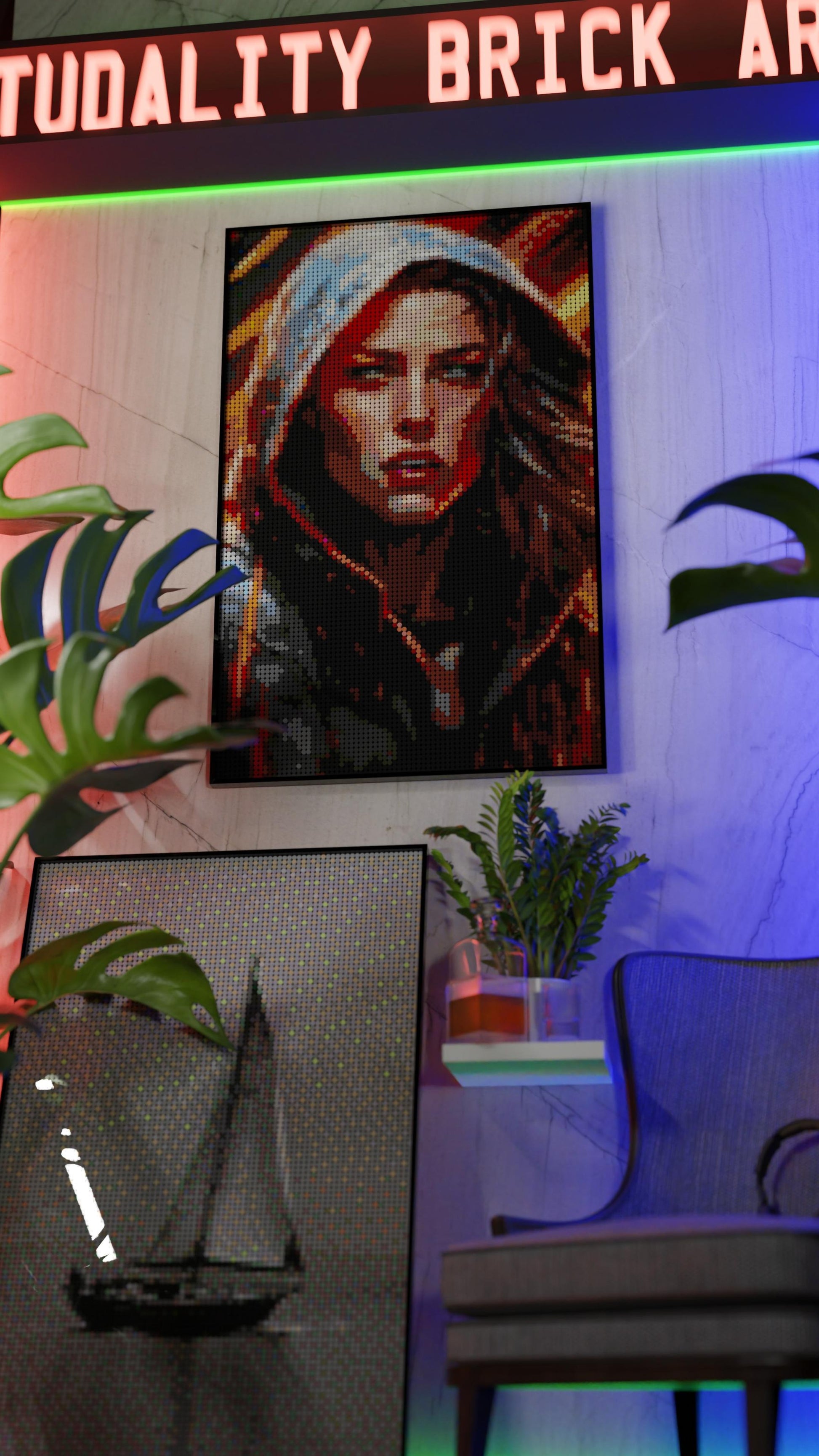 Leona Hellfire (10,769 Pieces)  | Brick-Art Mosaic Set