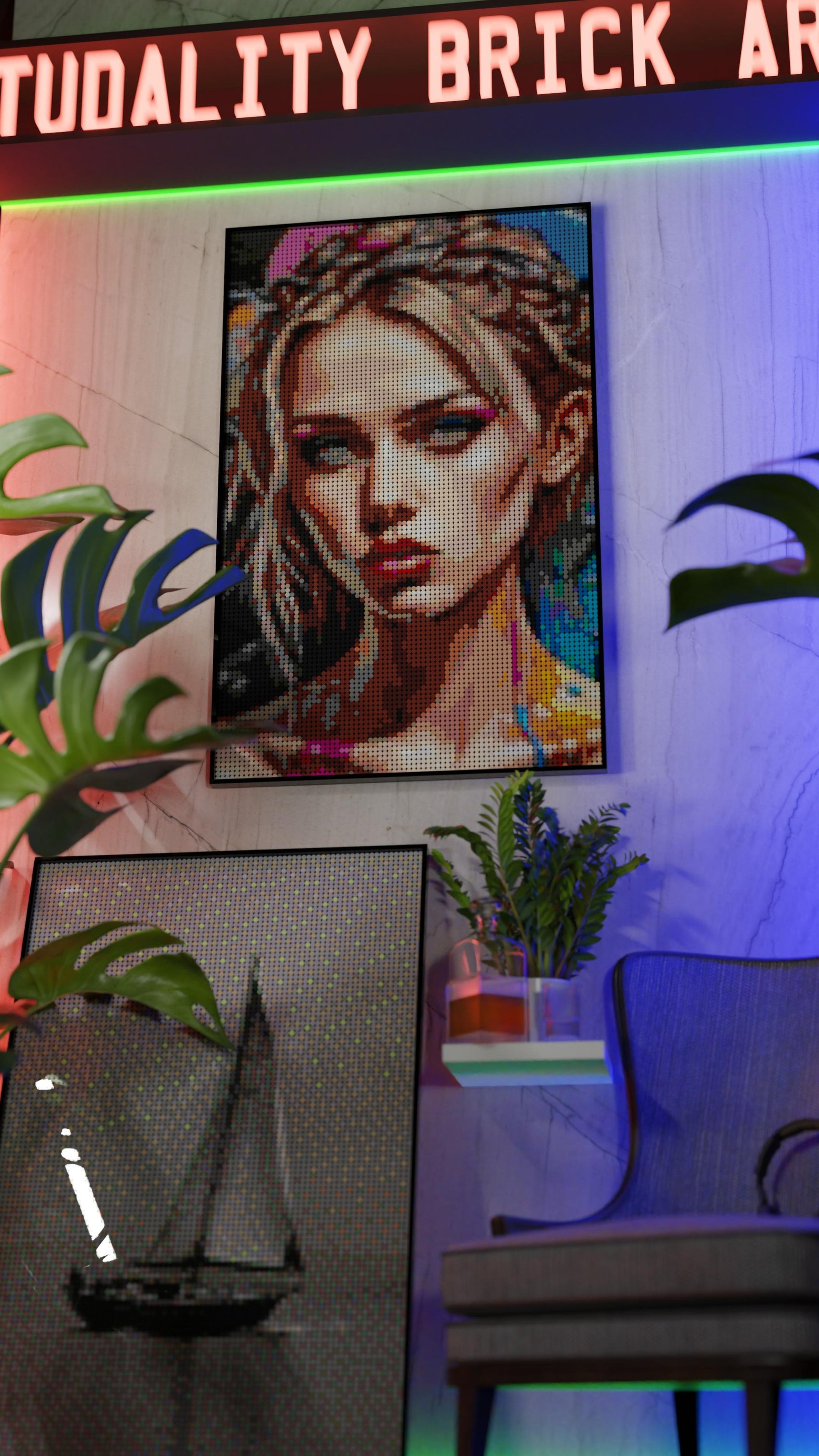 Canvas Muse (10,769 Pieces)  | Brick-Art Mosaic Set