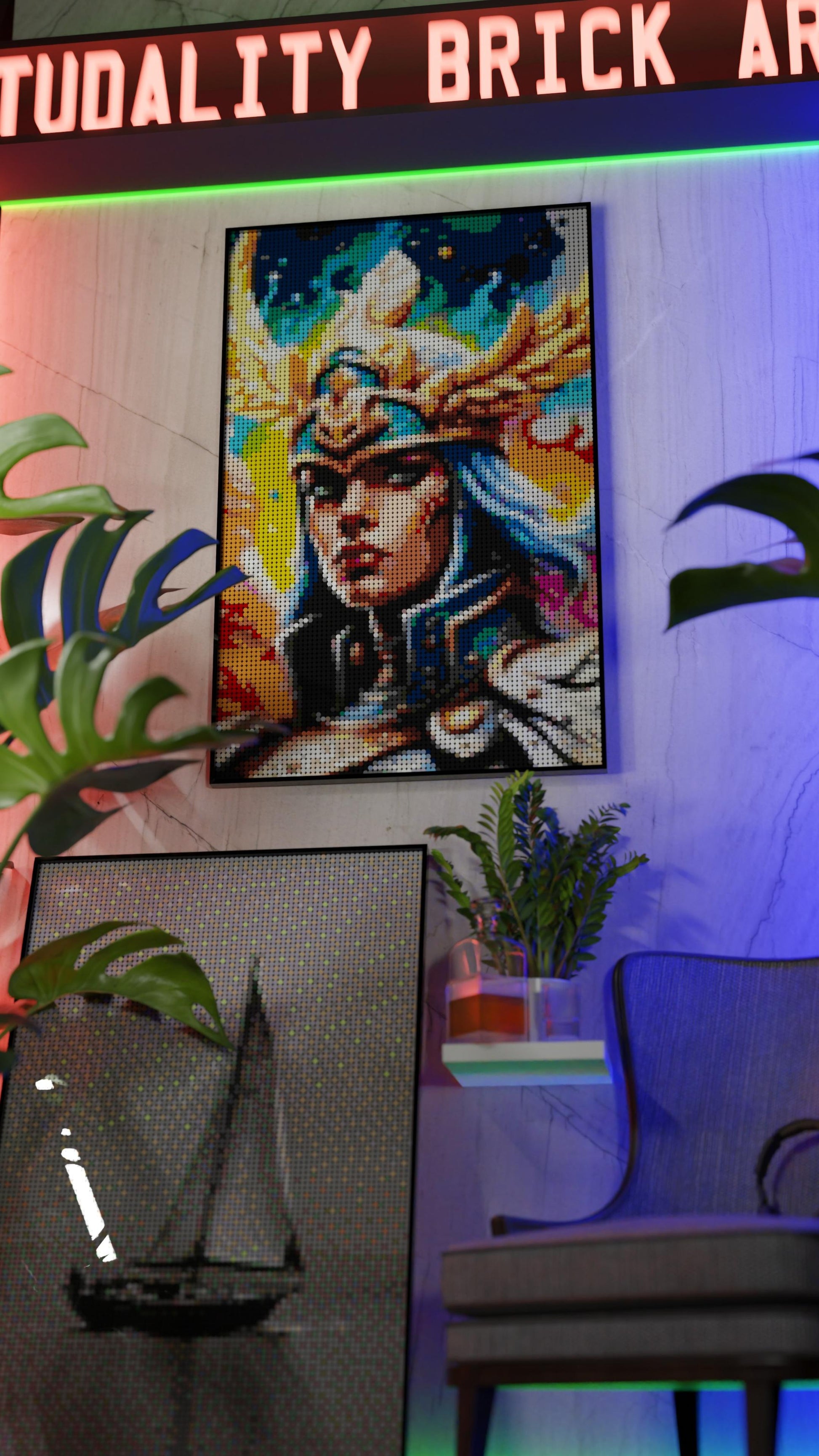 Valkyrie Vibrance (10,769 Pieces)  | Brick-Art Mosaic Set