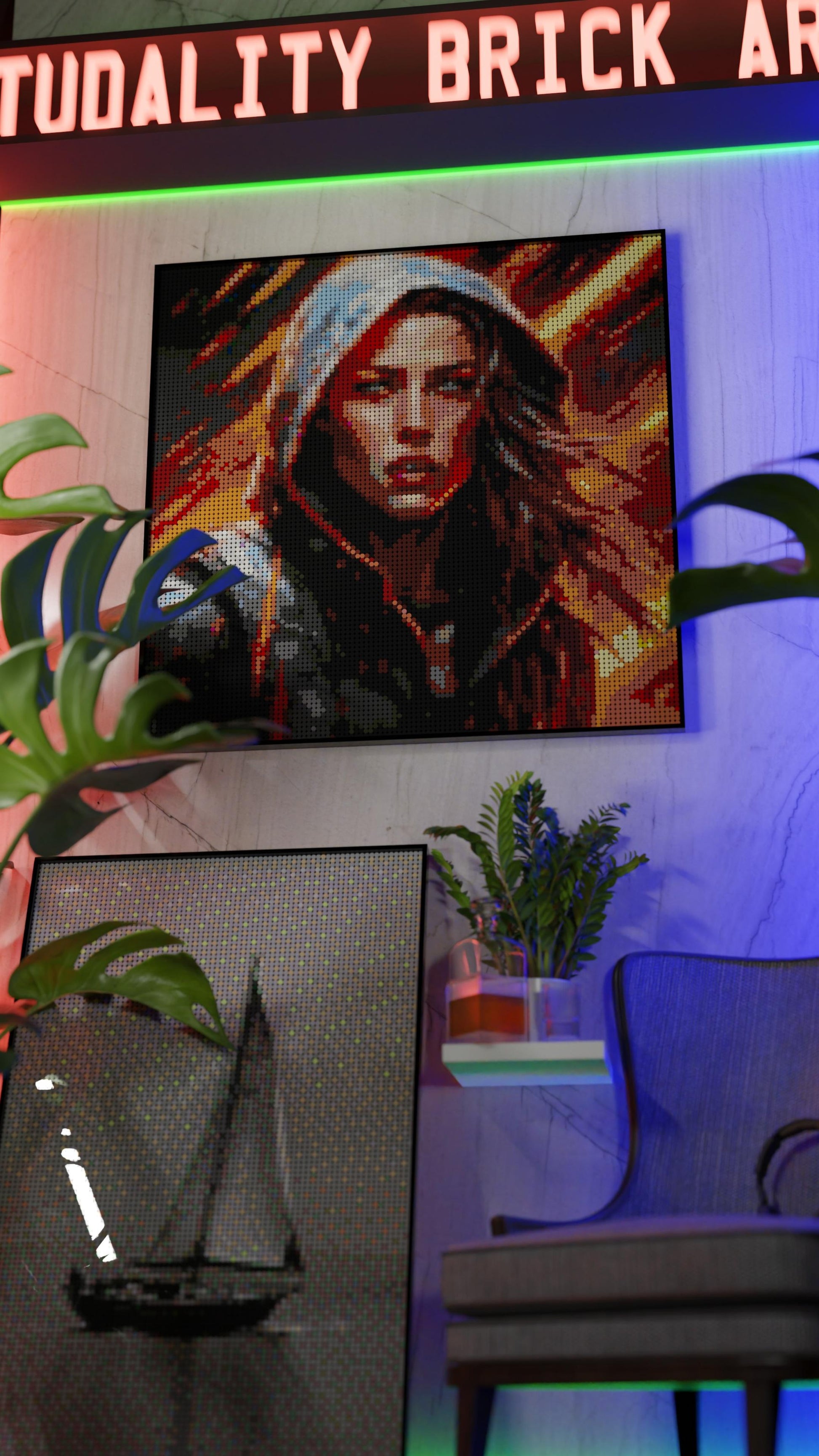 Leona Hellfire (13,153 Pieces)  | Brick-Art Mosaic Set