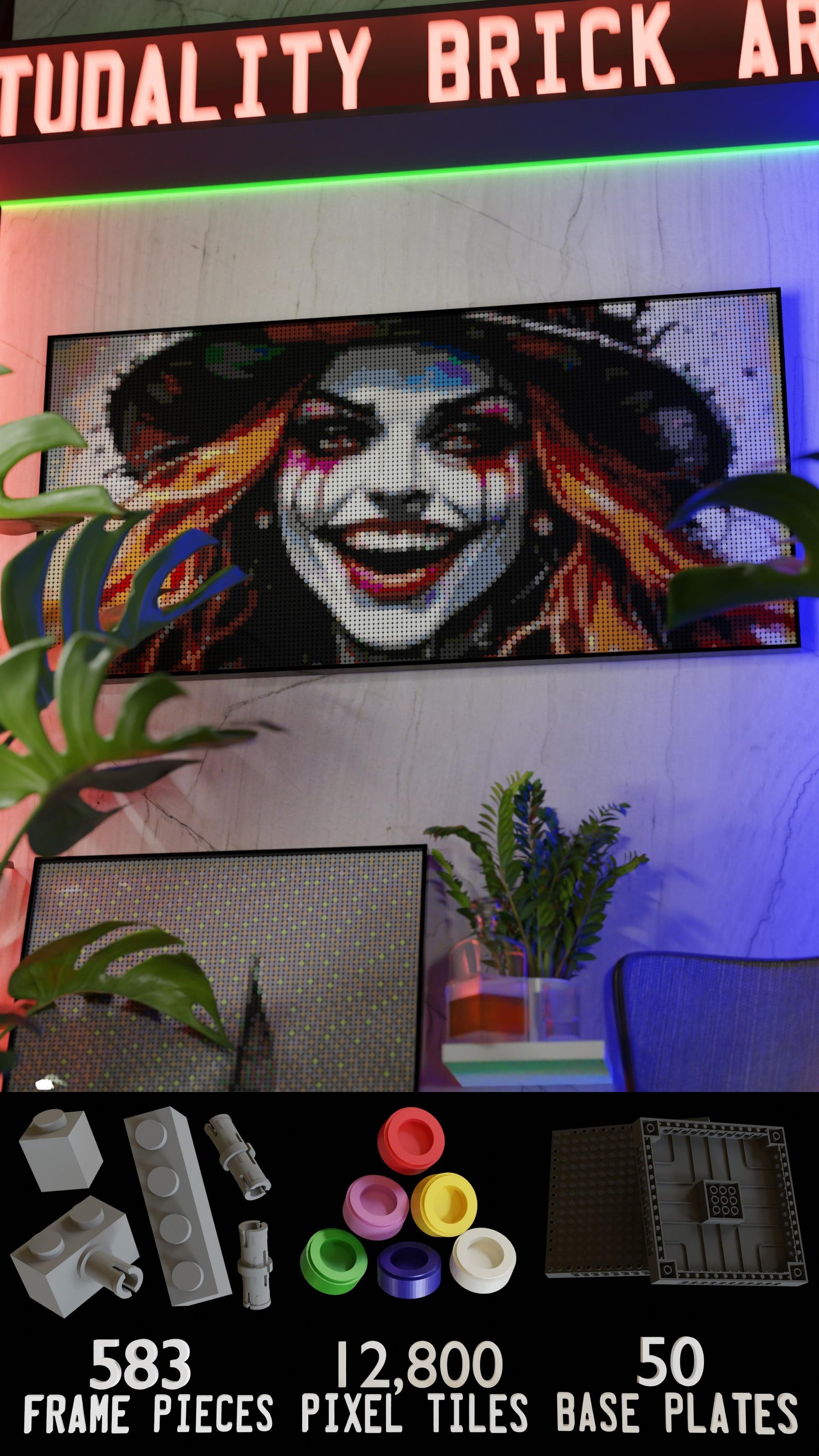 The Mad Hattress (13,433 Pieces)  | Brick-Art Mosaic Set