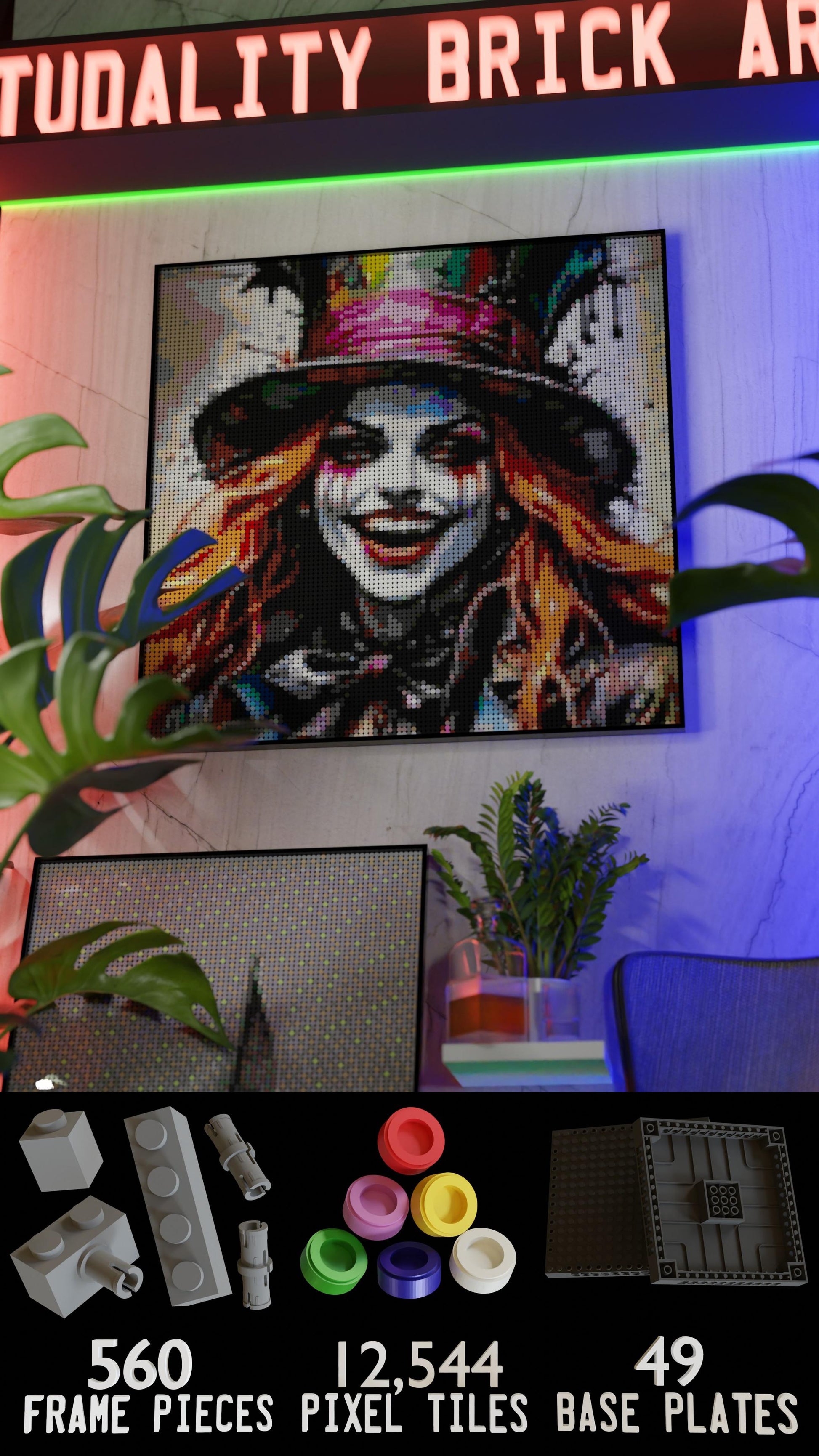 The Mad Hattress (13,153 Pieces)  | Brick-Art Mosaic Set